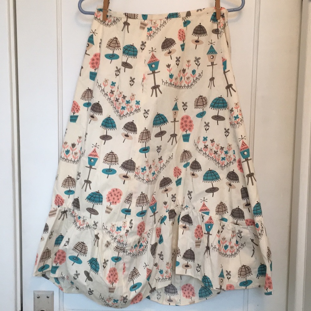 NWT Toile Spring Scenes Skirt - Picture 3 of 8